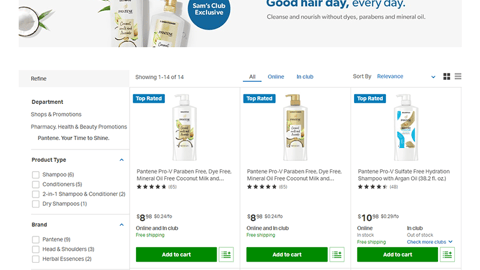 Sam’s Club P&G Instant Savings